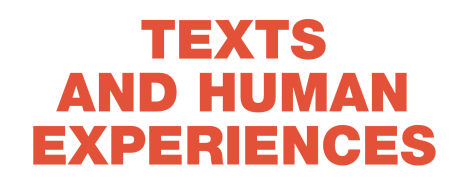 TEXTS & HUMAN EXPERIENCES BOOK COVER RED